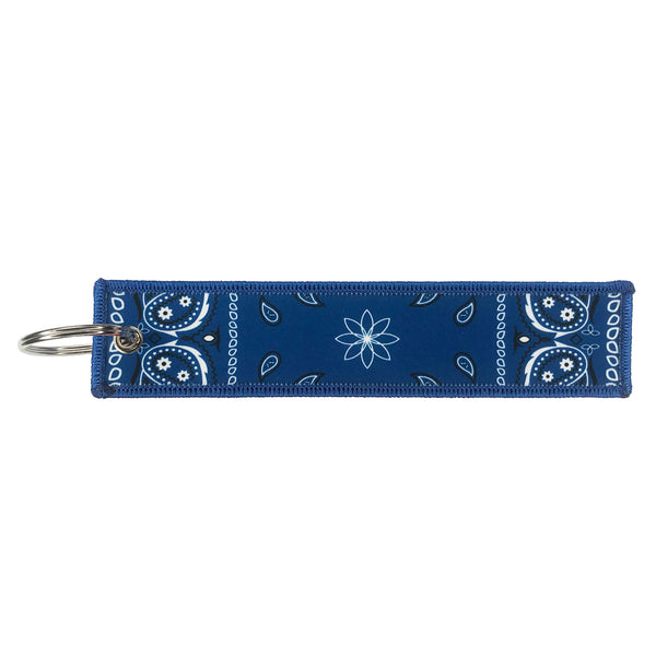DYED BANDANA KEYRING RED - vacantarchive