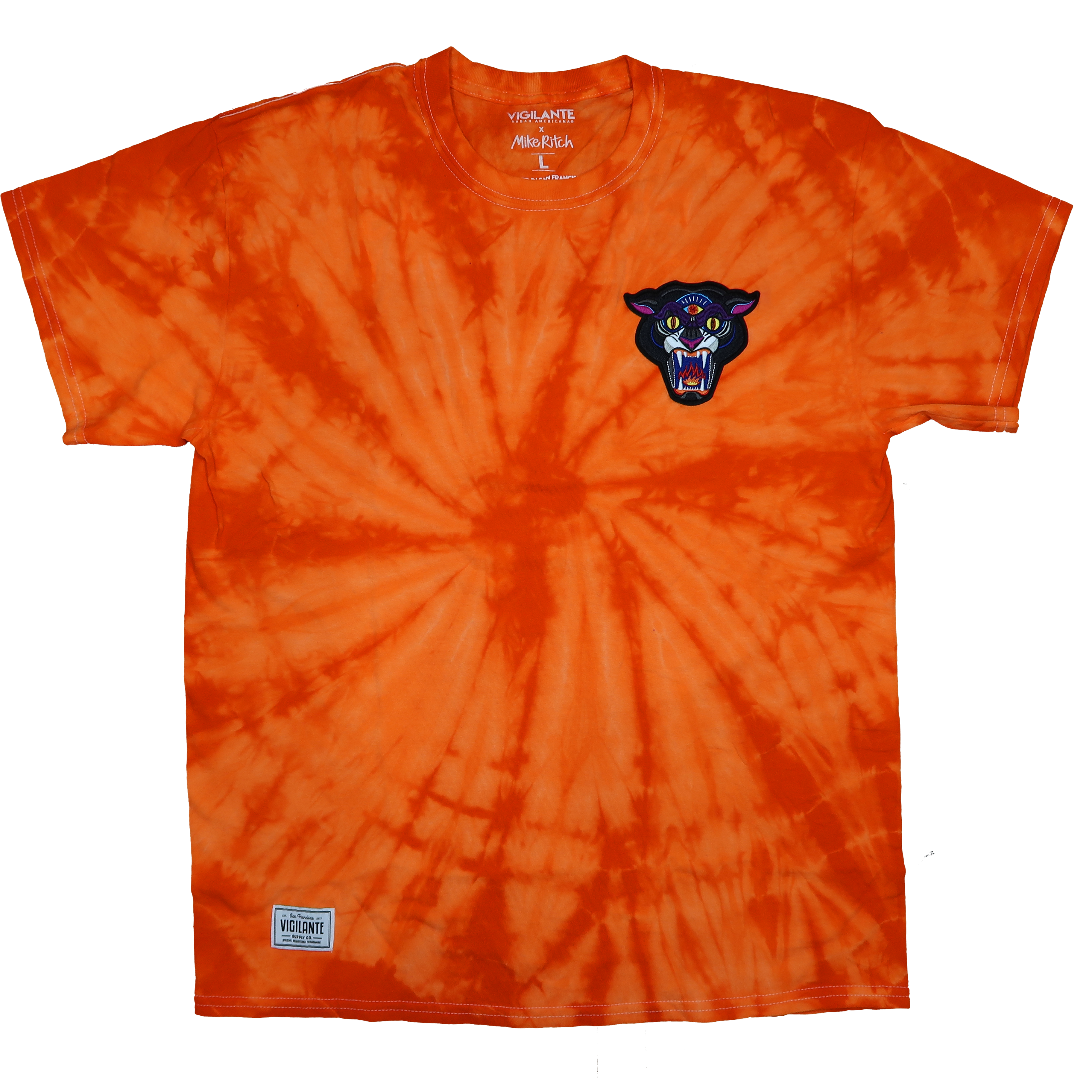 Tie Dye Orange Tee