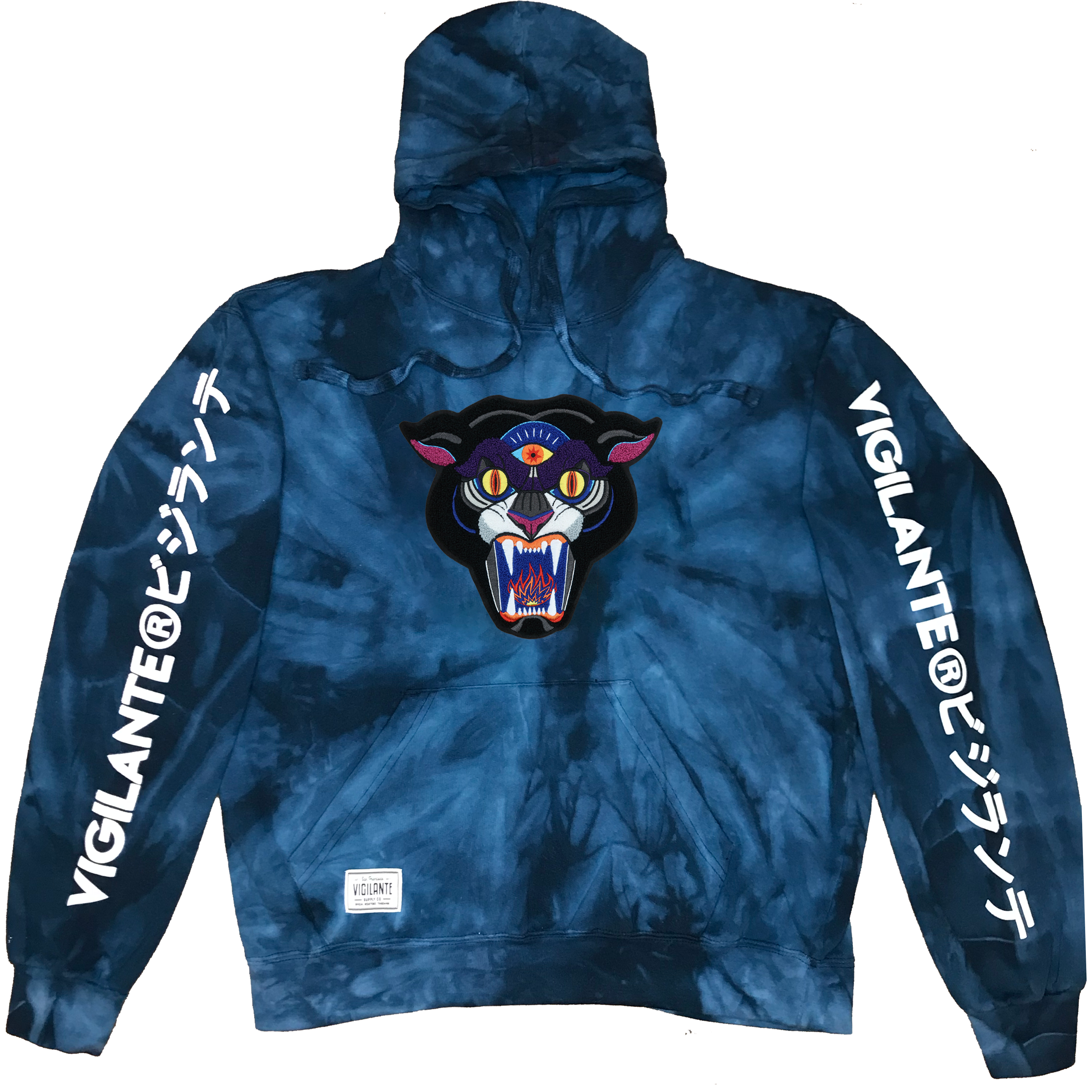 Tie Dye Blue Hoodie