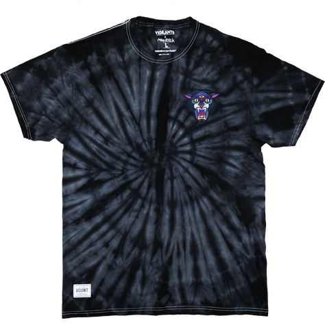 Tie Dye Black Tee