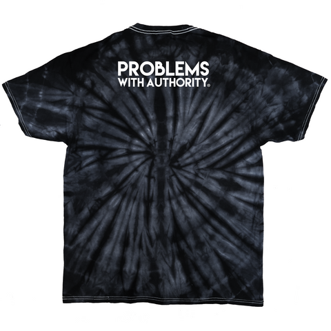 Tie Dye Black Tee