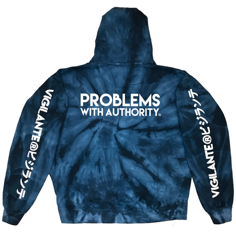 Tie Dye Blue Hoodie
