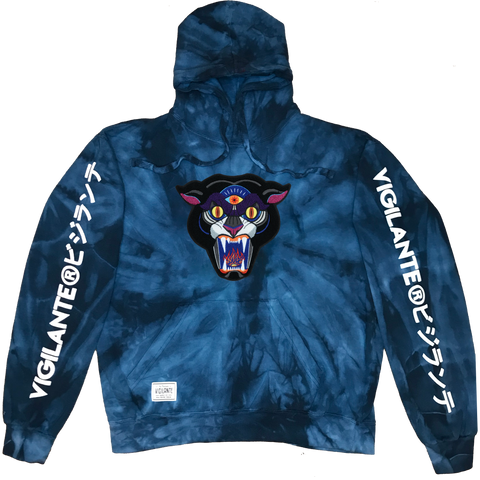 Tie Dye Blue Hoodie