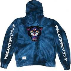 Tie Dye Blue Hoodie