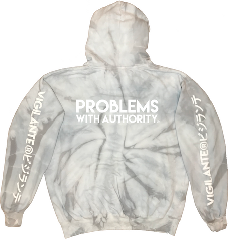 Tie Dye White Hoodie