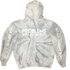 Tie Dye White Hoodie