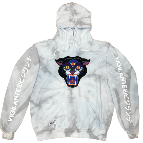 Tie Dye White Hoodie