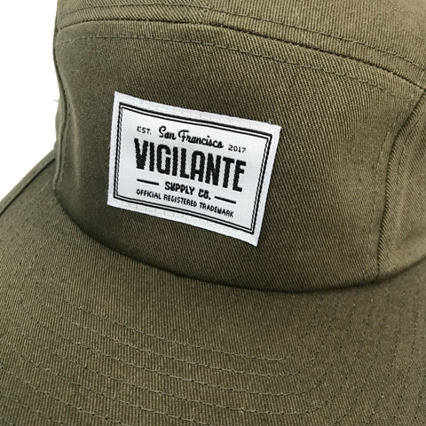 Olive Jockey Camper Hat