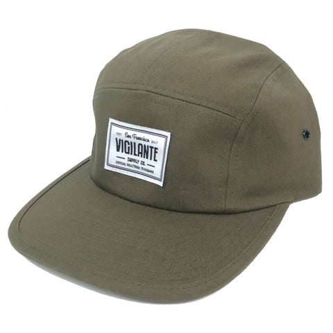 Olive Jockey Camper Hat